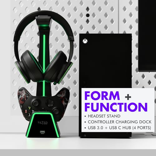 Gaming Headset and Controller Stand