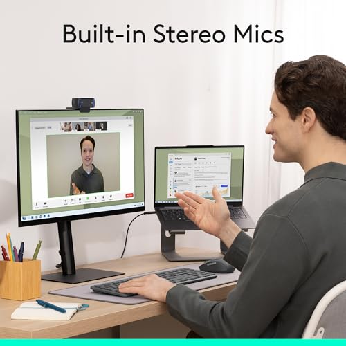 Full HD Webcam with Stereo Audio