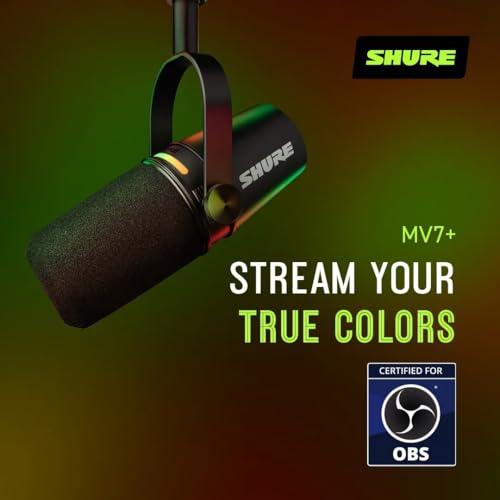 USB-C and XLR Dynamic Streaming Microphone