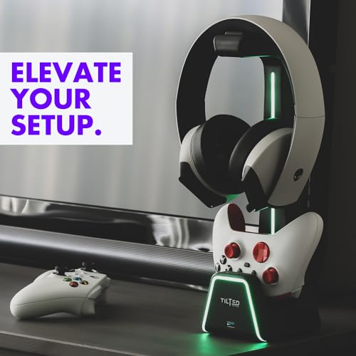 Gaming Headset and Controller Stand