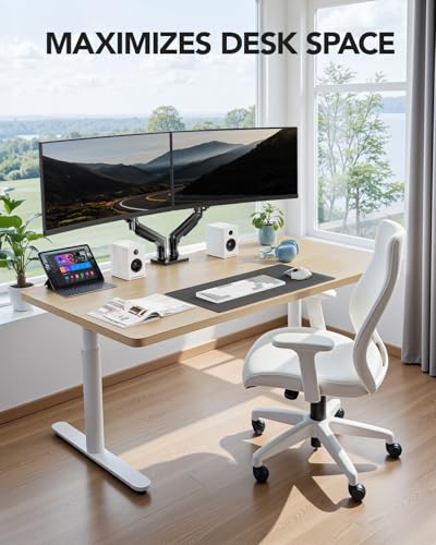 Full-Motion Dual Monitor Stand