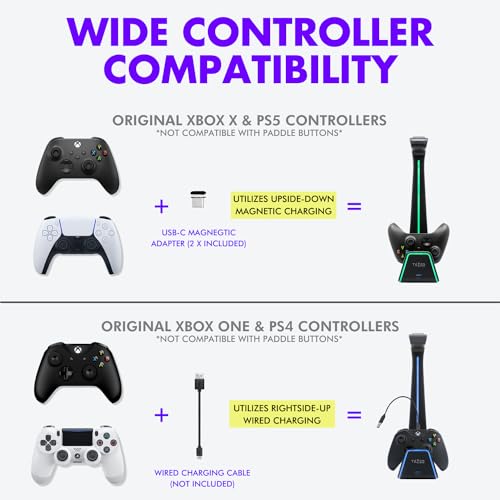 Gaming Headset and Controller Stand