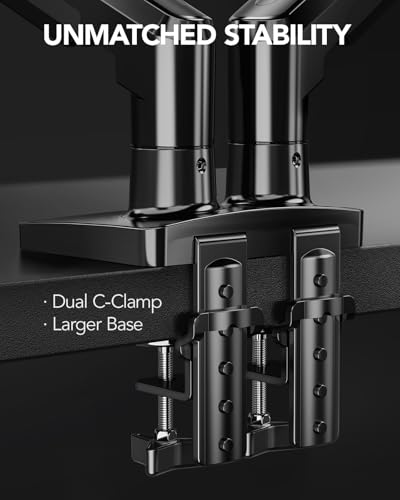 Full-Motion Dual Monitor Stand