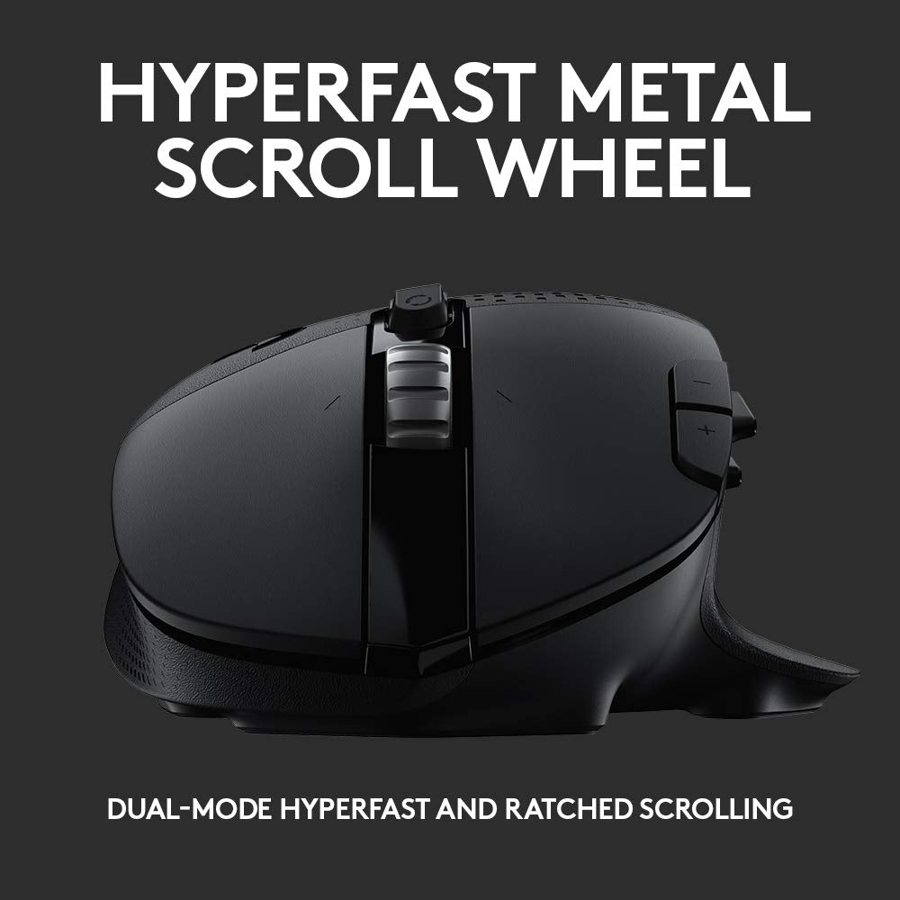 Wireless MMO Gaming Mouse with Side Buttons
