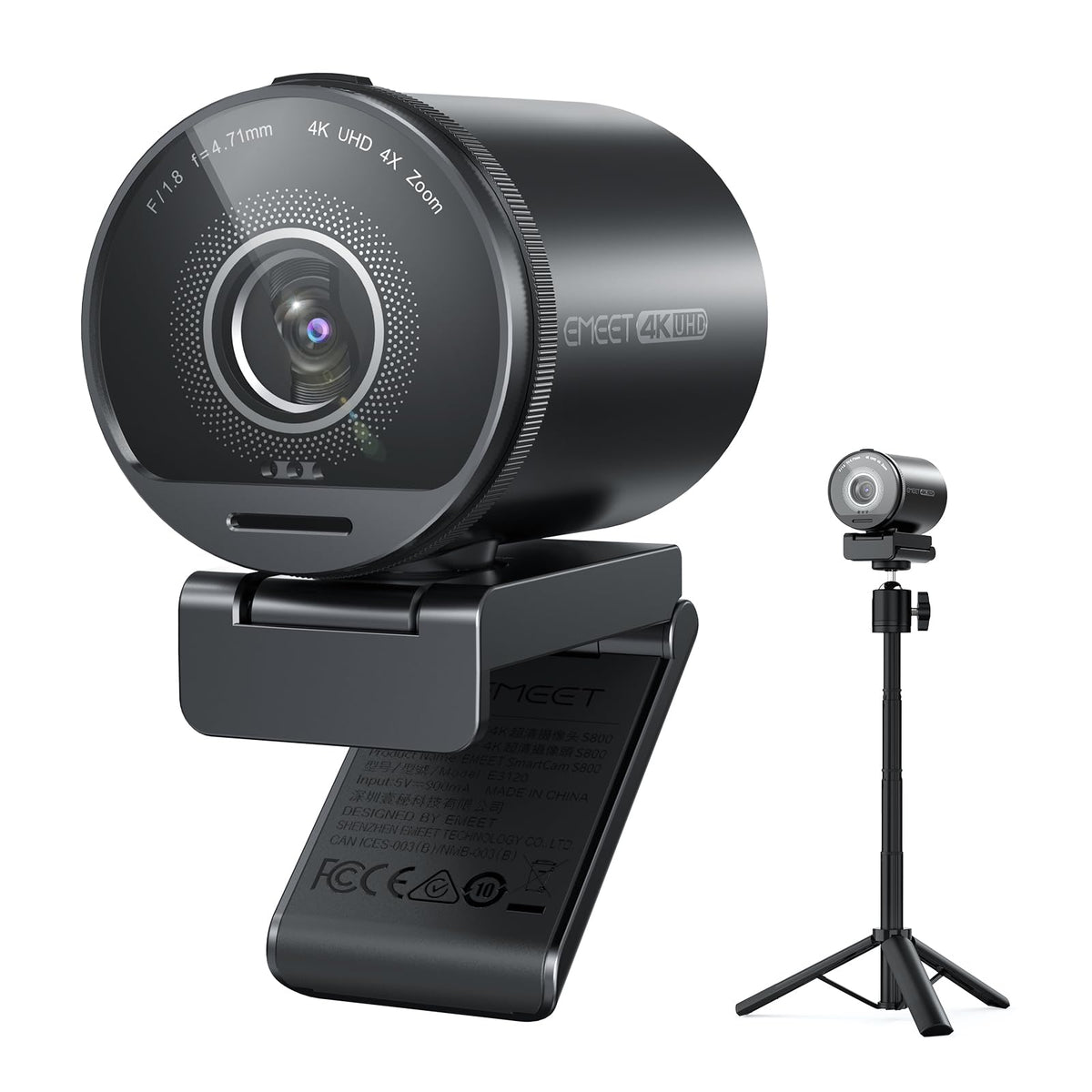 4K Streaming Webcam with Autofocus