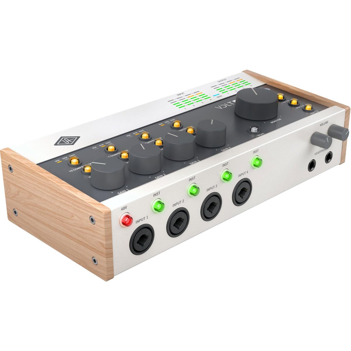 USB Audio Interface with Vintage Preamp Mode