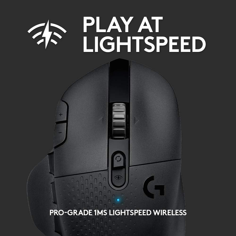 Wireless MMO Gaming Mouse with Side Buttons