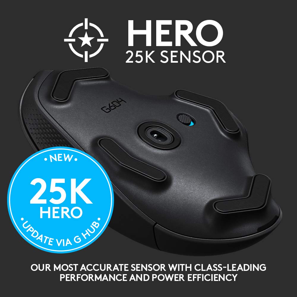 Wireless MMO Gaming Mouse with Side Buttons