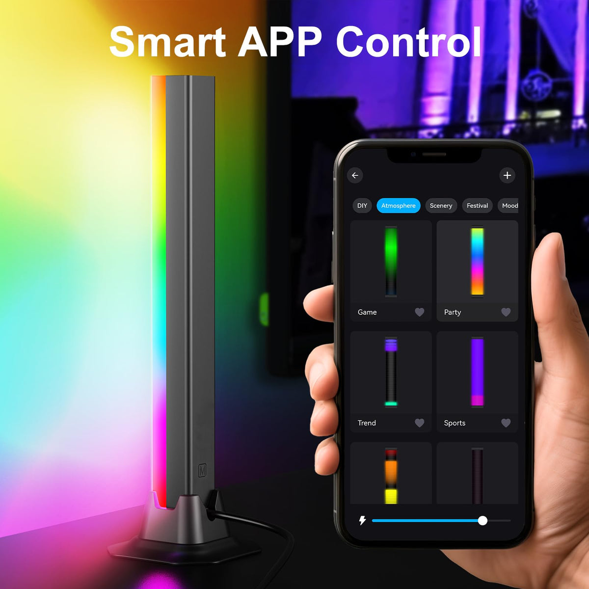 Music-Sync RGB Desk Light Bar