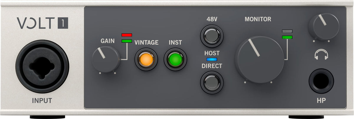 USB Audio Interface with Vintage Preamp Mode