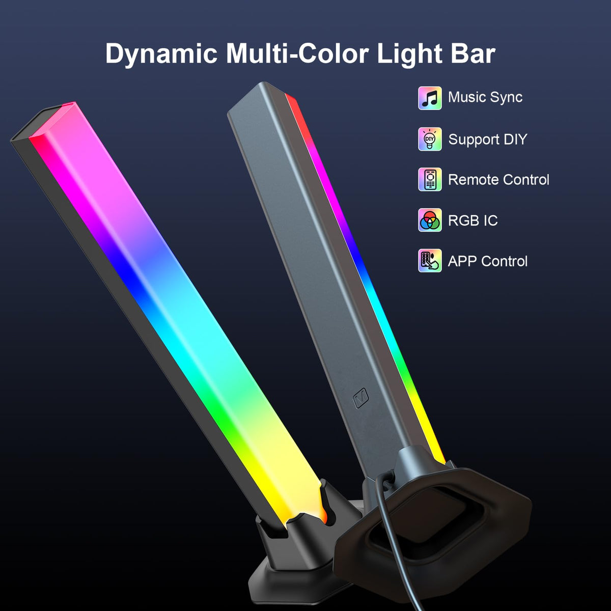 Music-Sync RGB Desk Light Bar