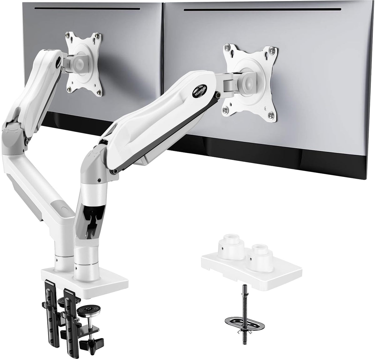 Full-Motion Dual Monitor Stand
