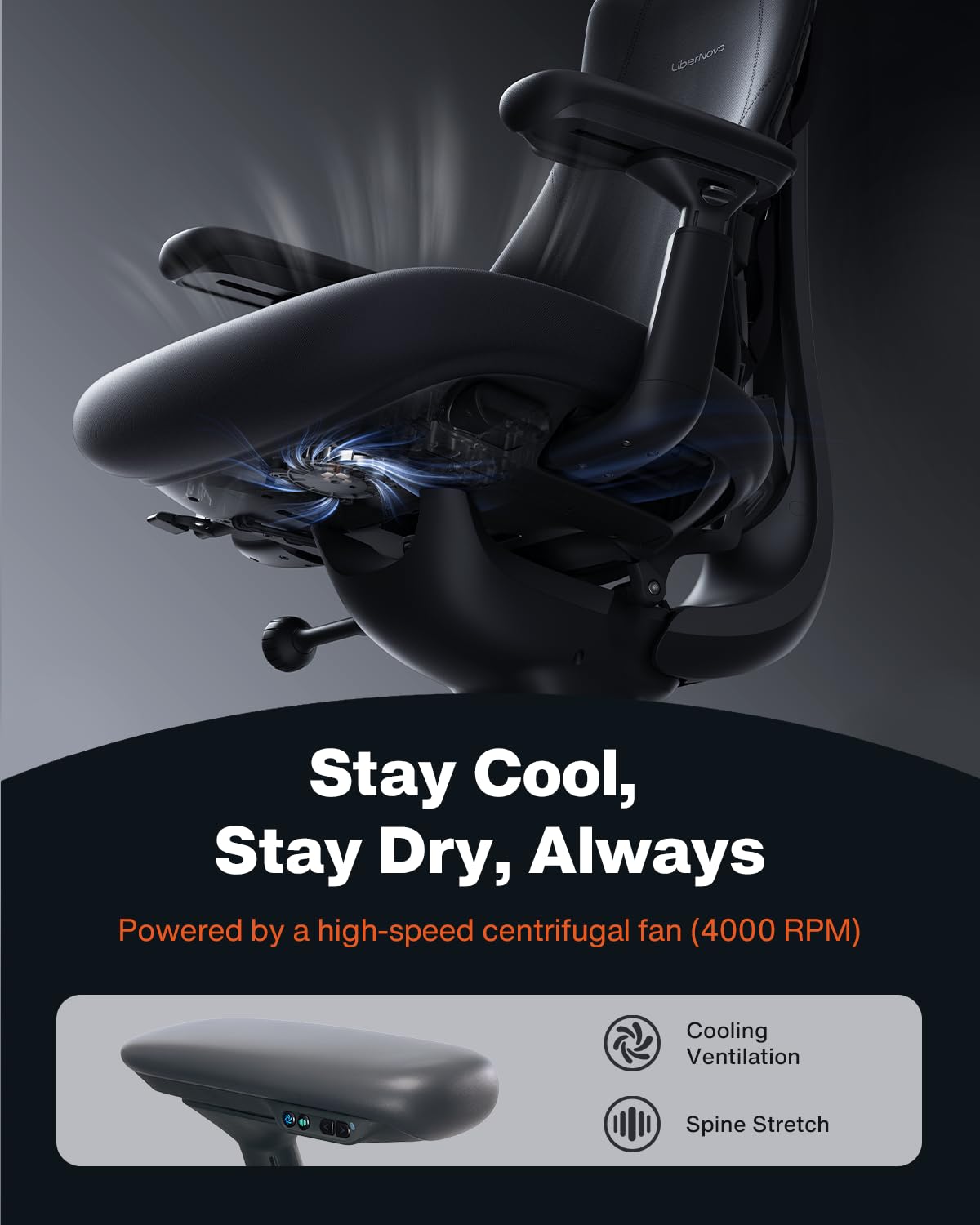 Adaptive Dynamic-Support Gaming Chair