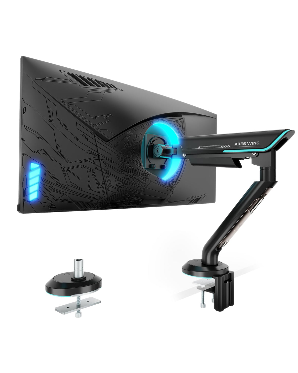 Heavy-Duty Single Gaming Monitor Arm