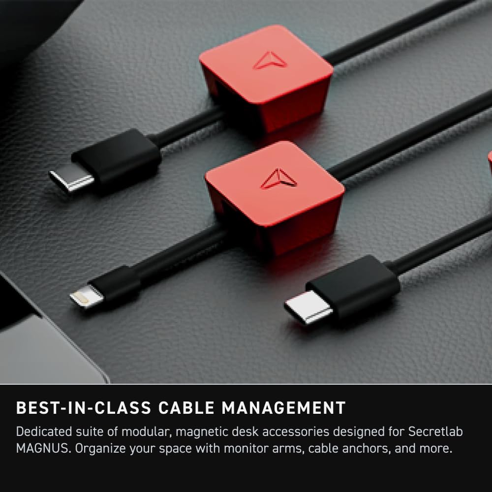 Magnetic Cable-Managed Gaming Desk