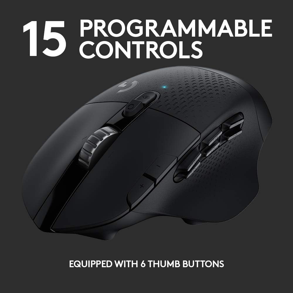 Wireless MMO Gaming Mouse with Side Buttons