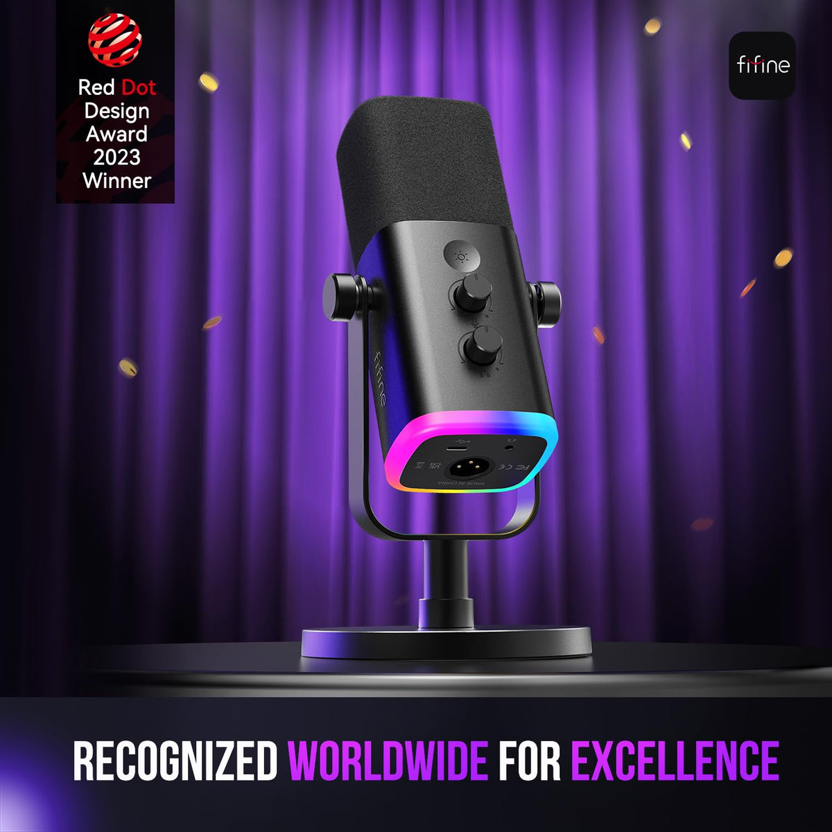 USB and XLR Dynamic Gaming Microphone