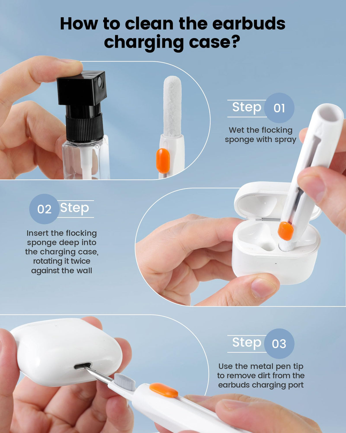 20-in-One Earbud and Device Cleaning Kit