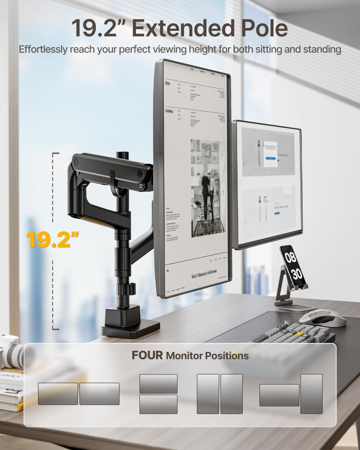 Dual Ultrawide Monitor Arm