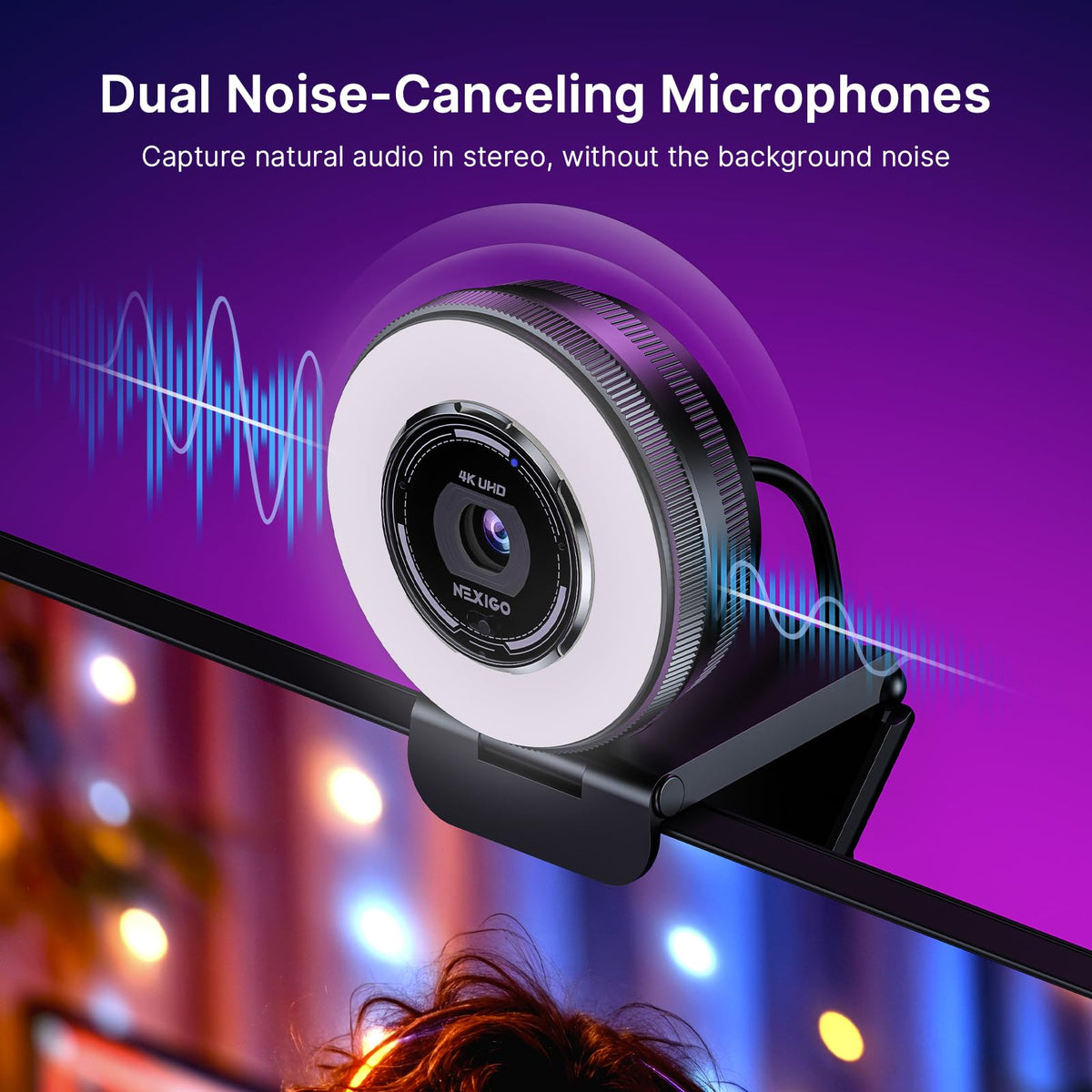 Privacy-Cover 1080p and 4K Webcam