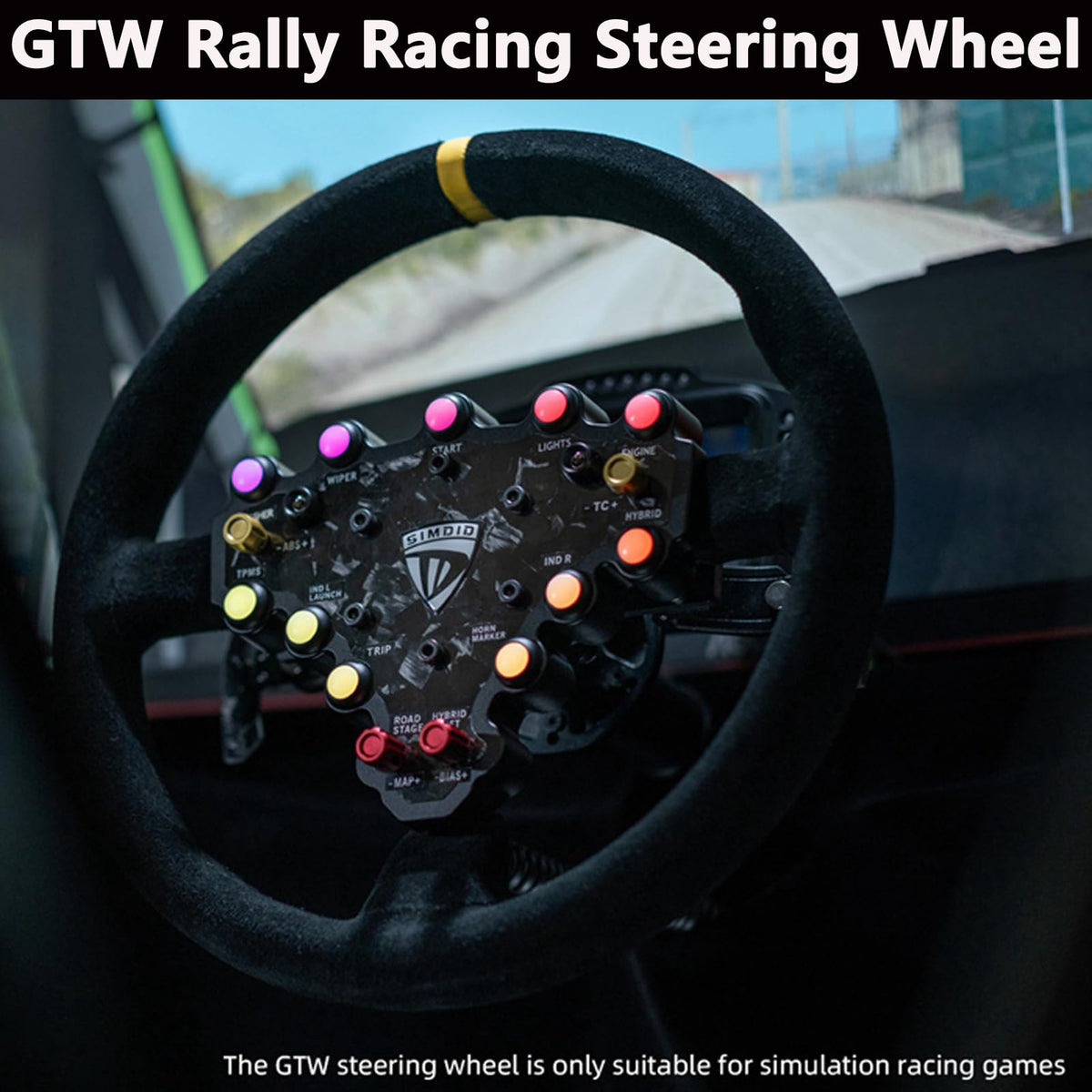 320mm Rally Racing Steering Wheel