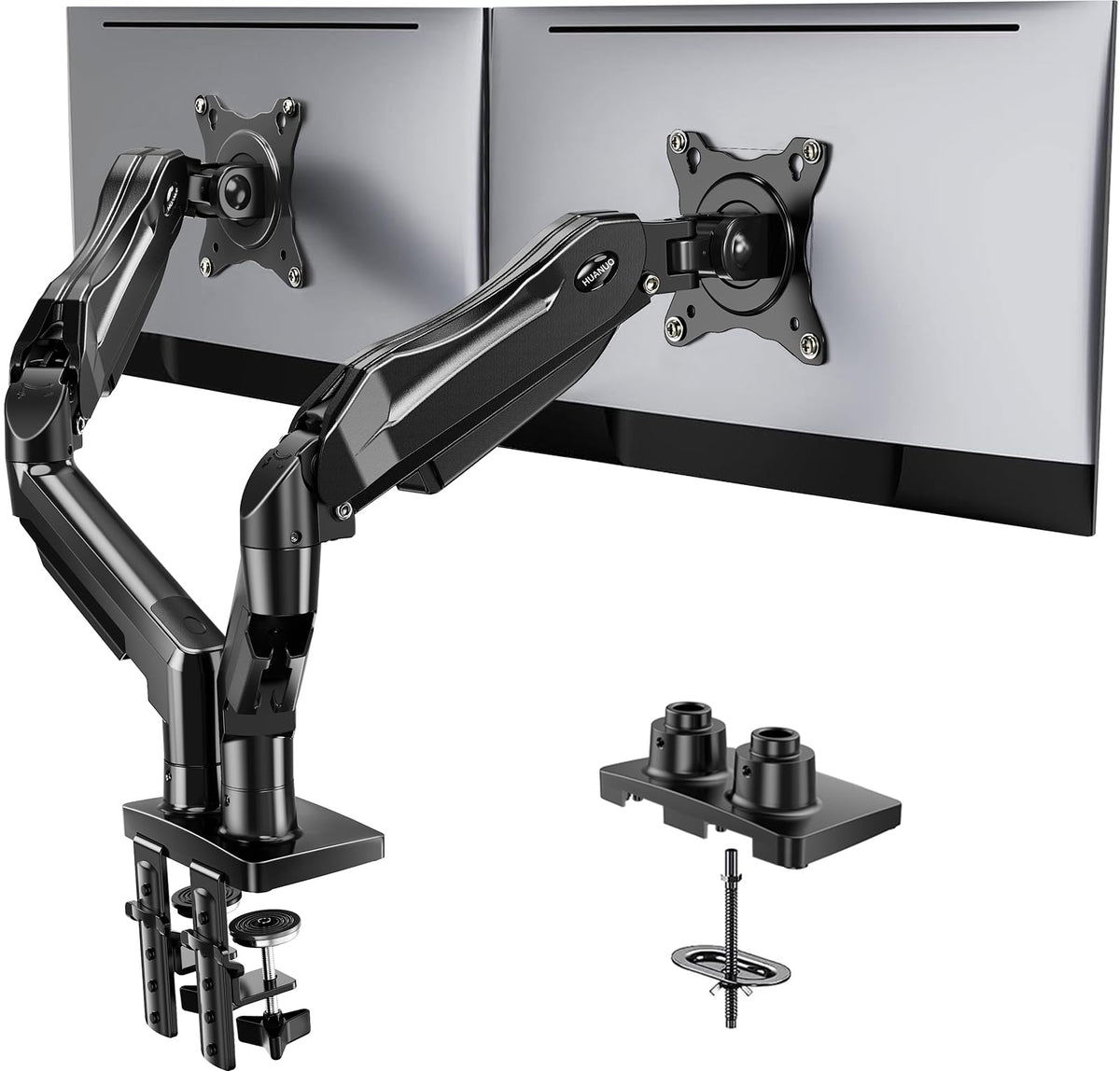 Full-Motion Dual Monitor Stand
