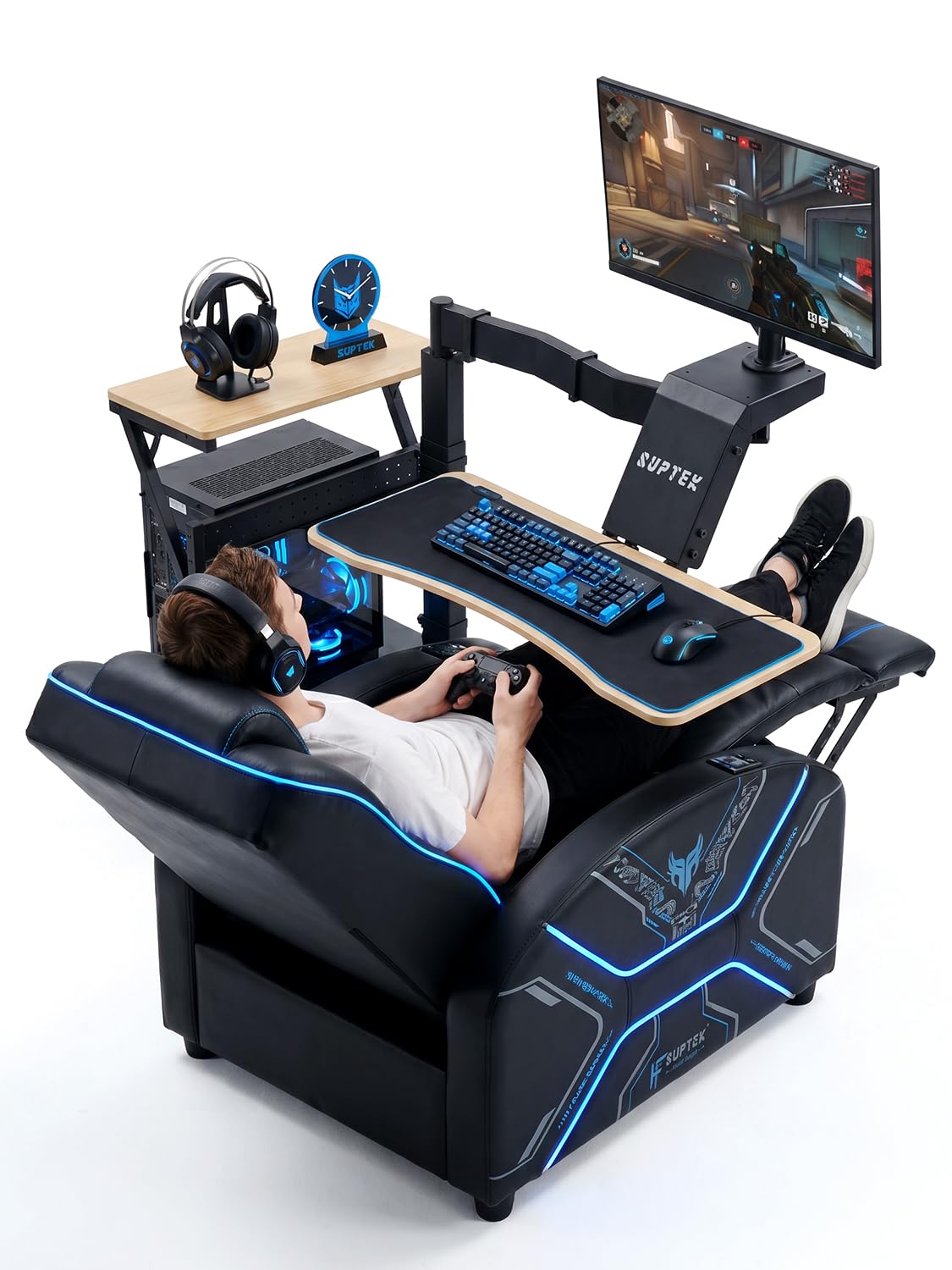 Mobile Electric Gaming Standing Desk