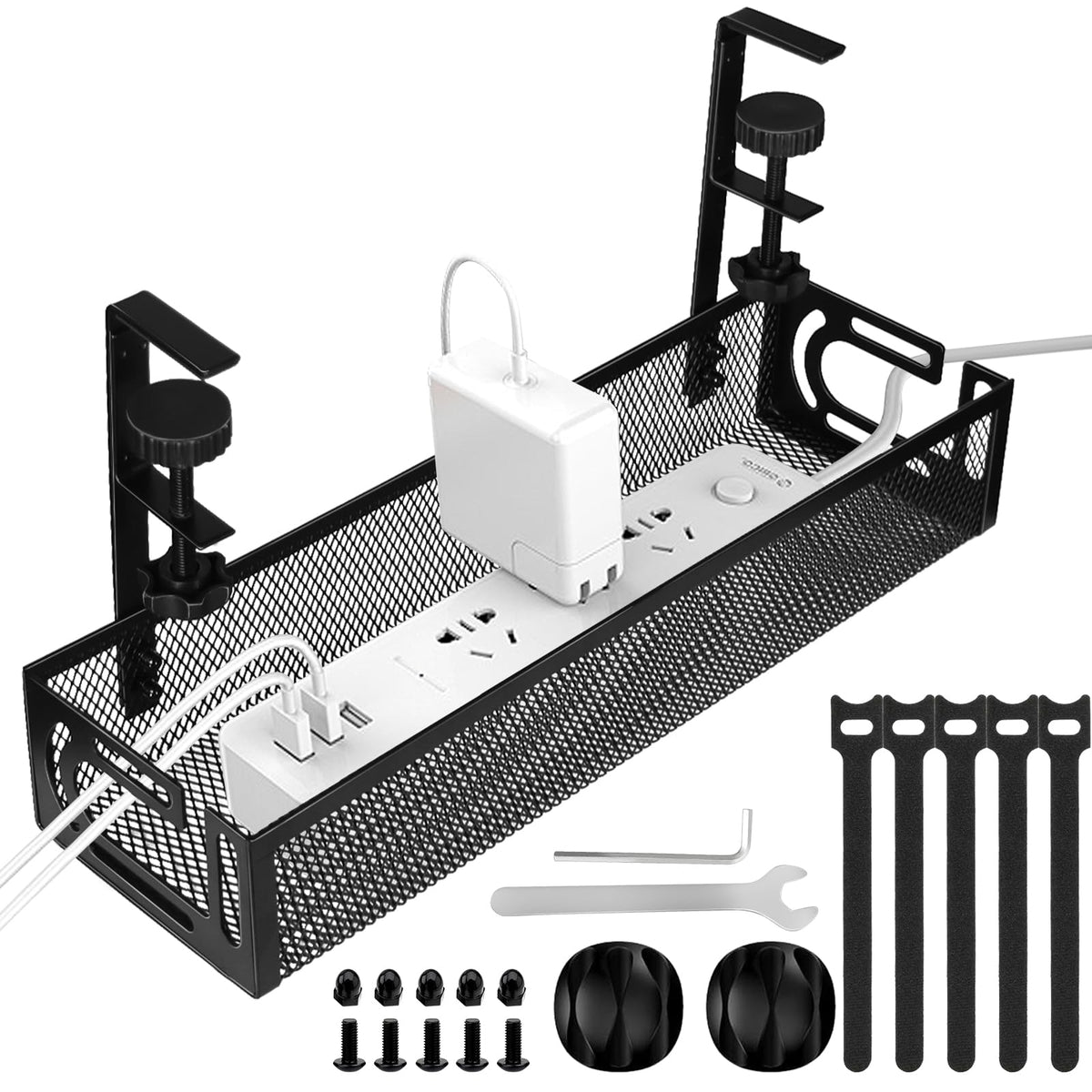 Metal Under-Desk Cable Tray