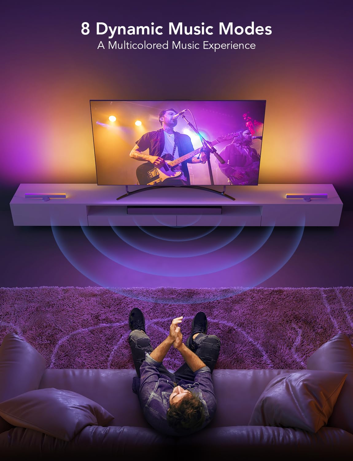 15-Inch RGBIC Smart Light Bars