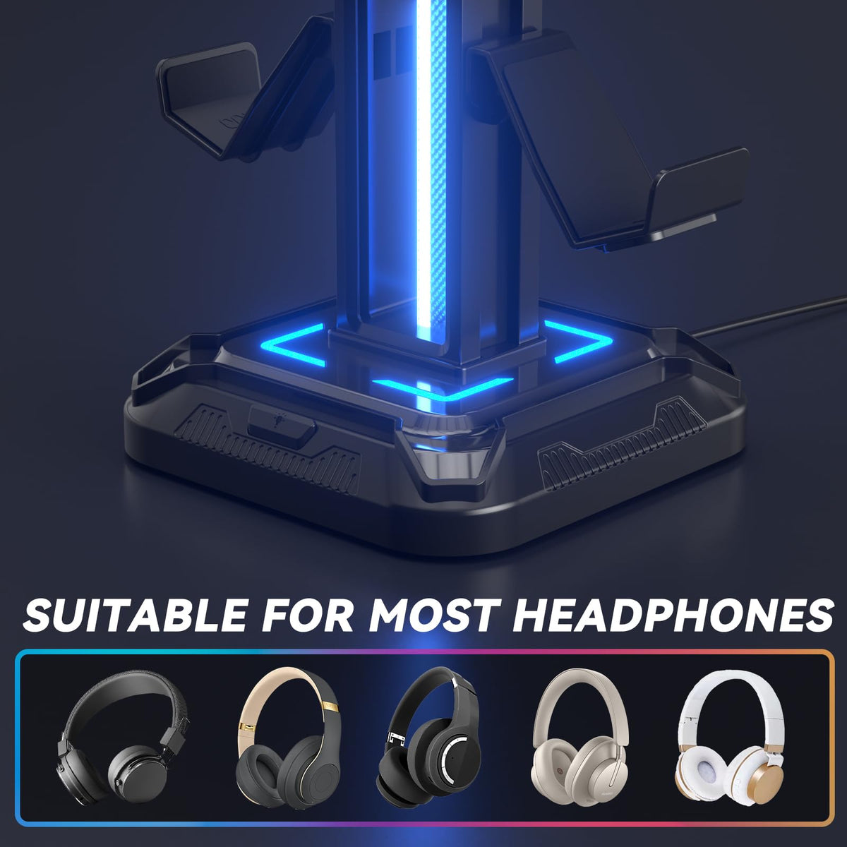 RGB Headset and Controller Stand