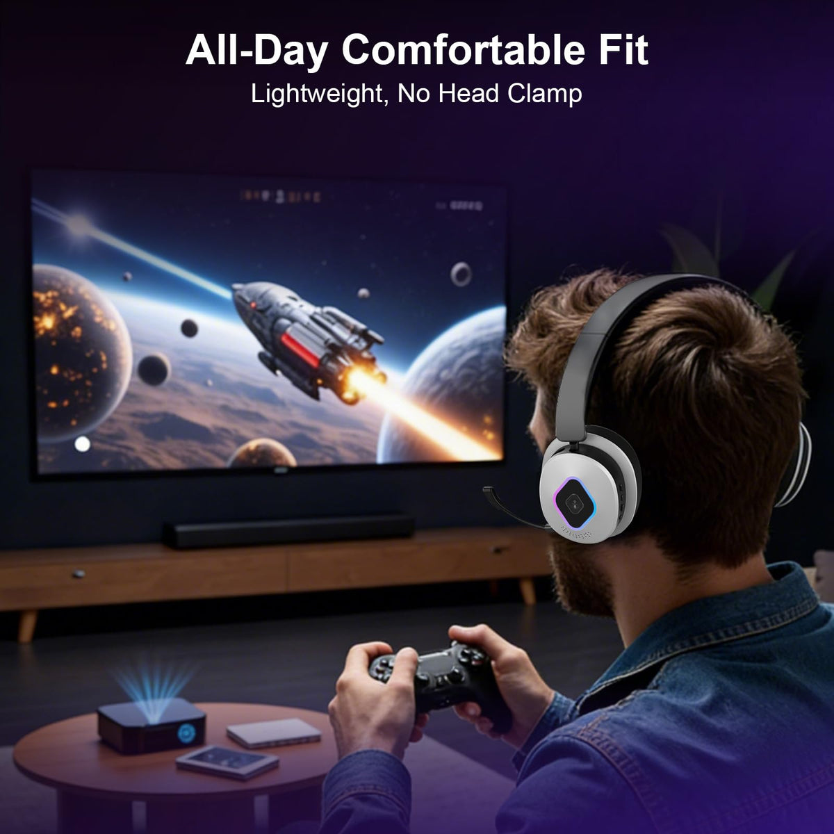 2.4GHz Wireless Console Gaming Headset