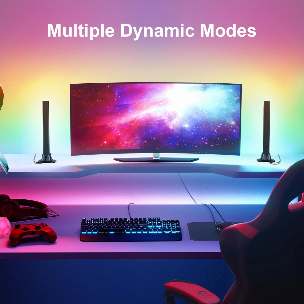 Music-Sync RGB Desk Light Bar