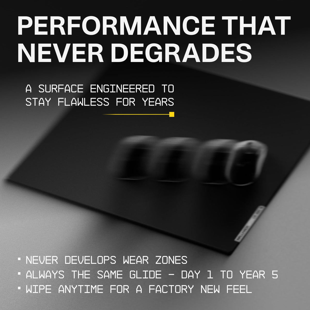 Tempered Glass Esports Mouse Pad