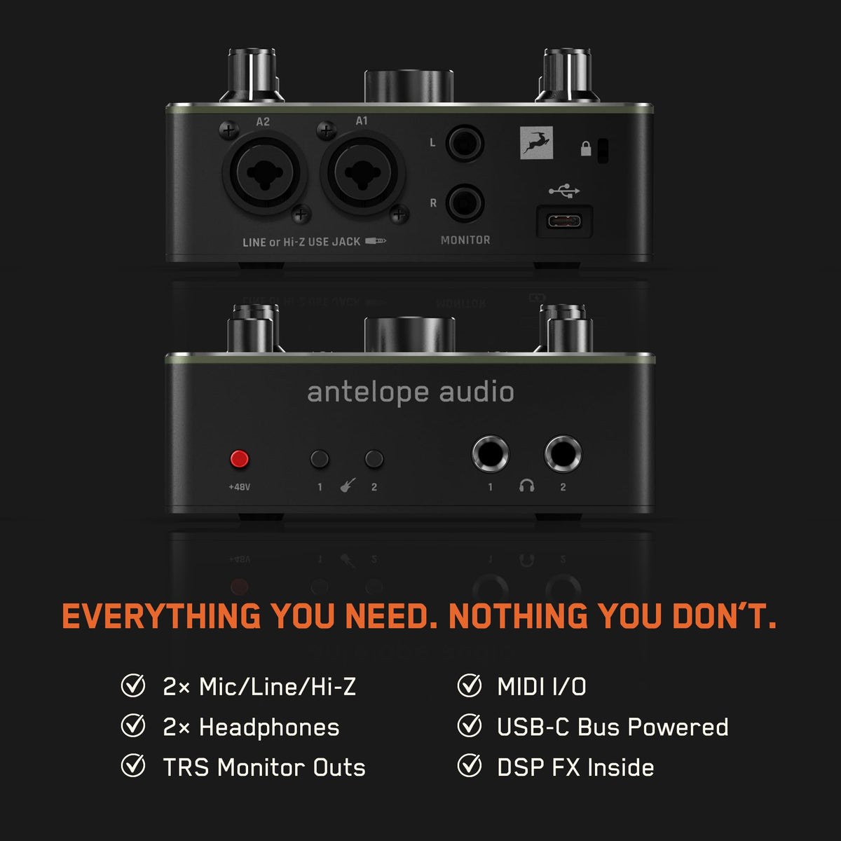 Two-Channel USB-C Audio Interface