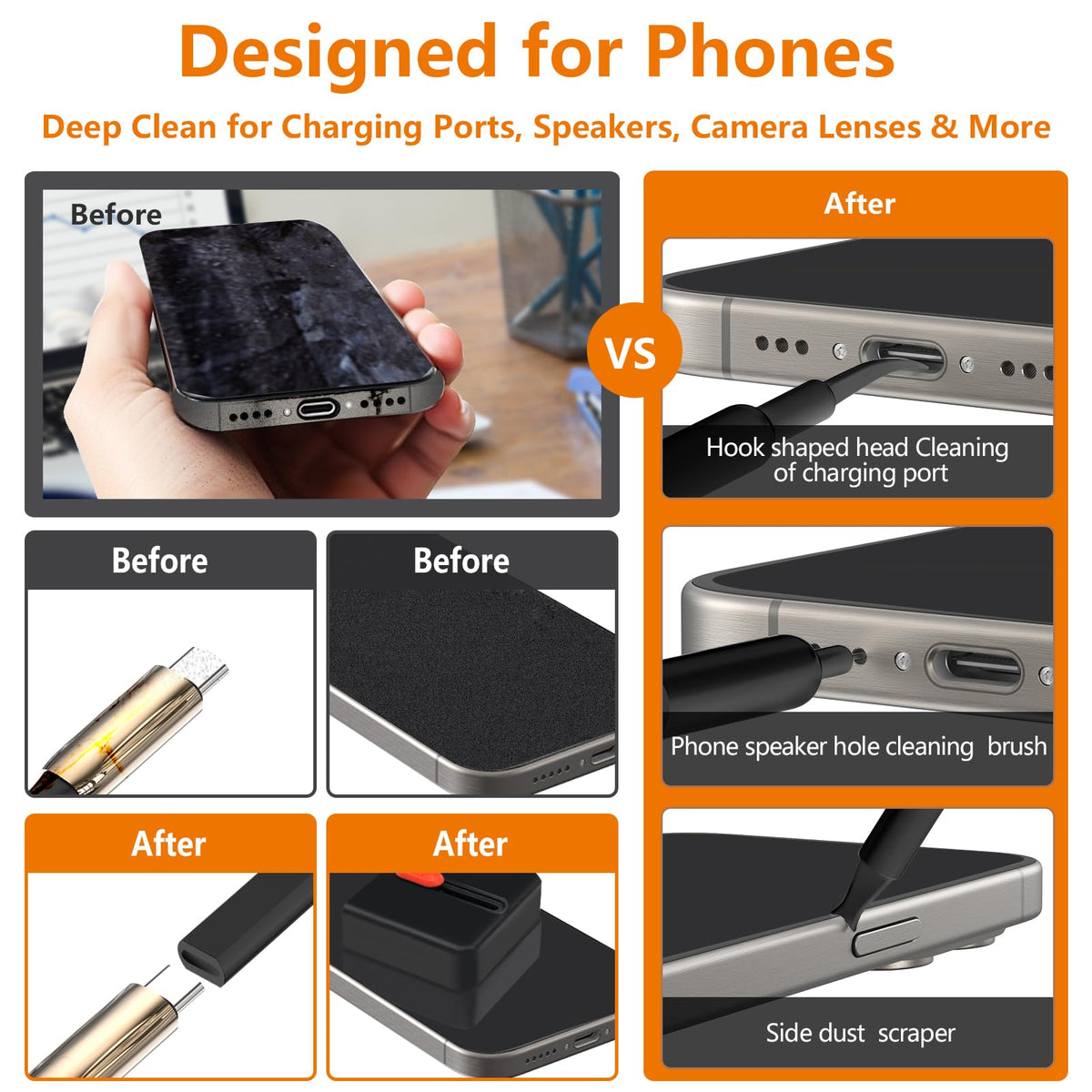 Multi-Tool Phone and Electronics Cleaning Kit