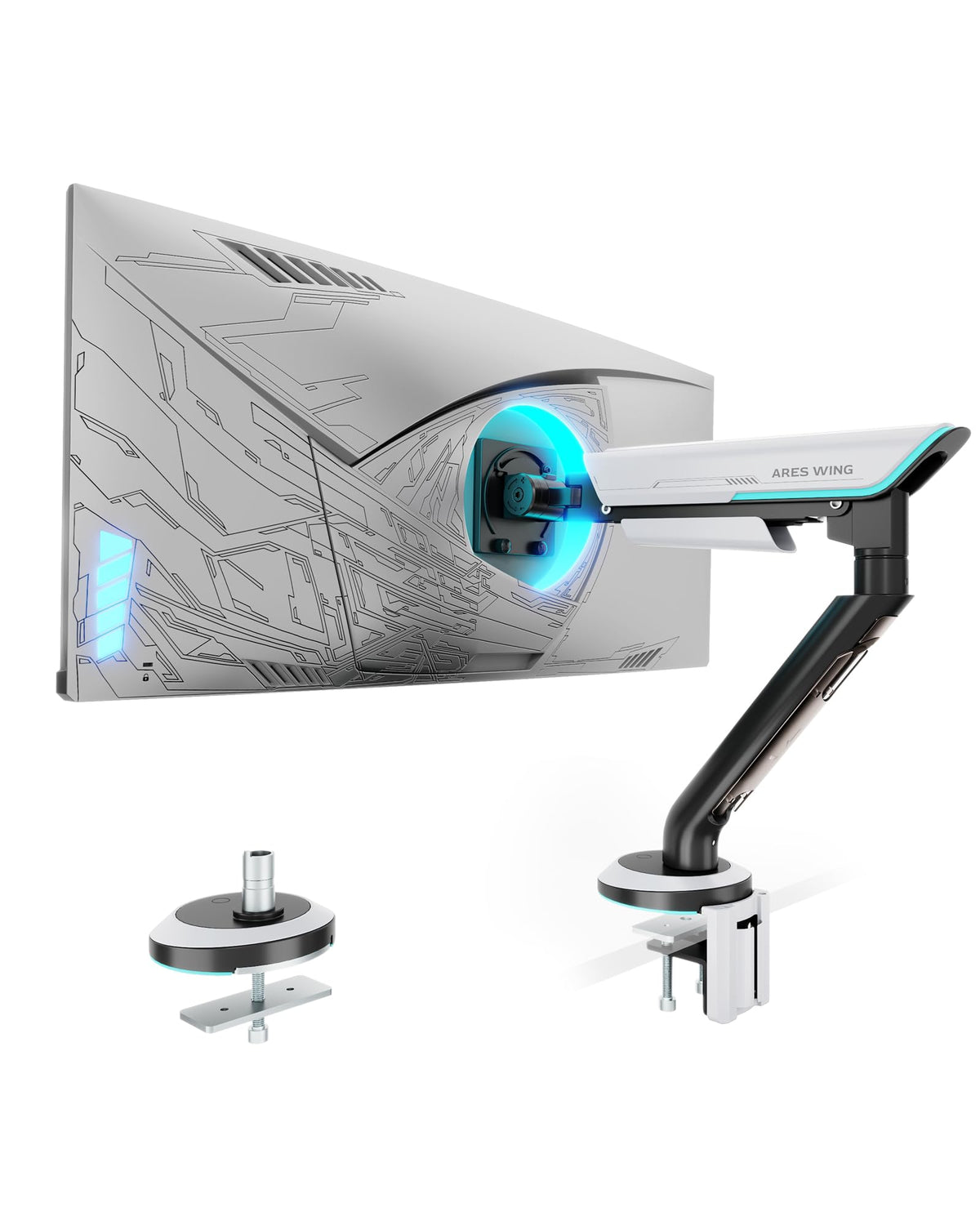 Heavy-Duty Single Gaming Monitor Arm
