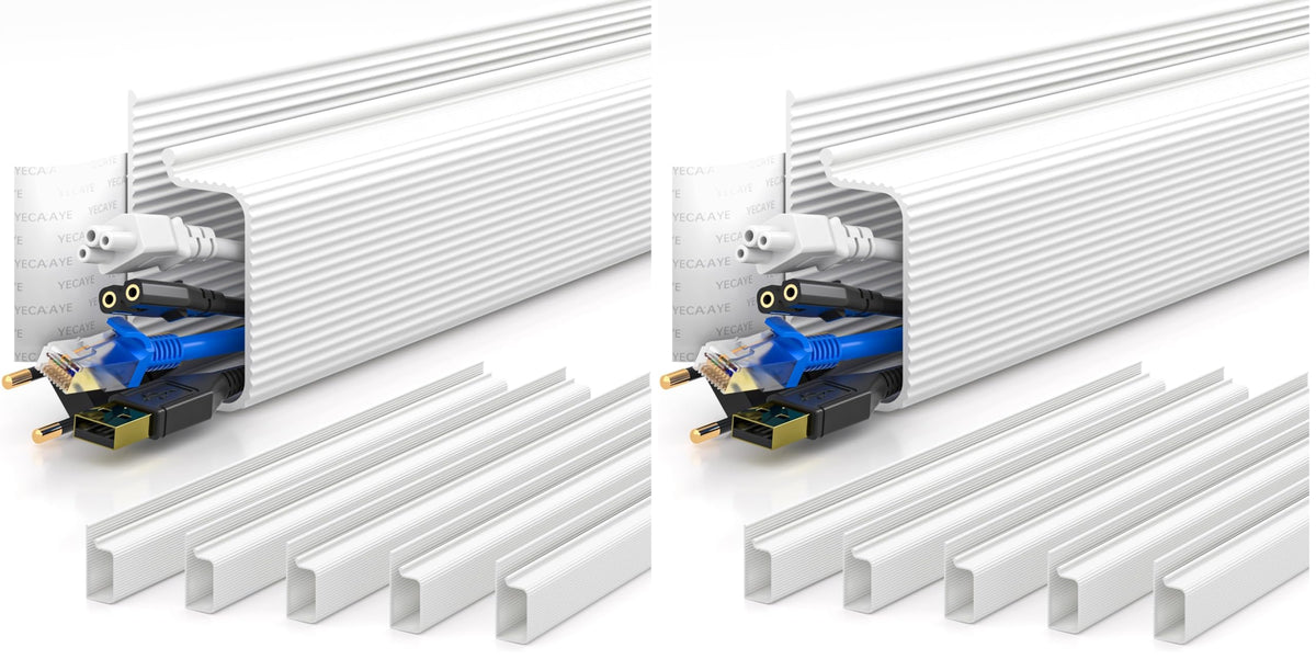 Self-Adhesive J-Channel Cable Hider