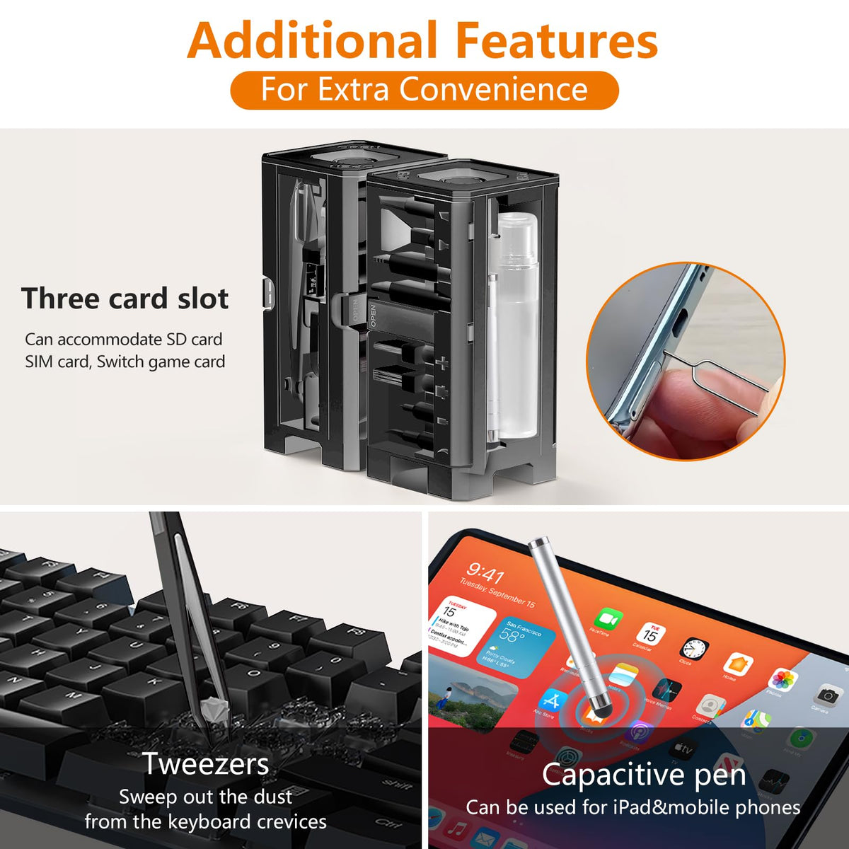 Multi-Tool Phone and Electronics Cleaning Kit