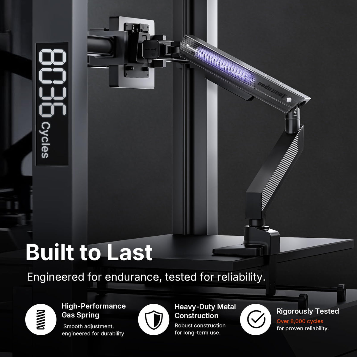 Adjustable Single Monitor Desk Arm