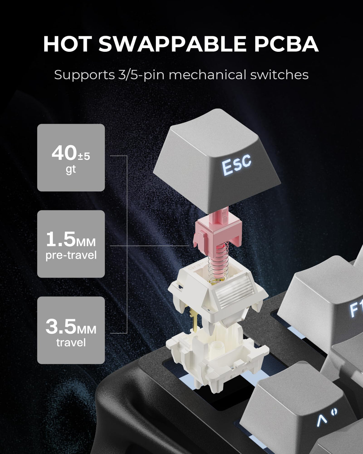 75-Percent Mechanical Gaming Keyboard