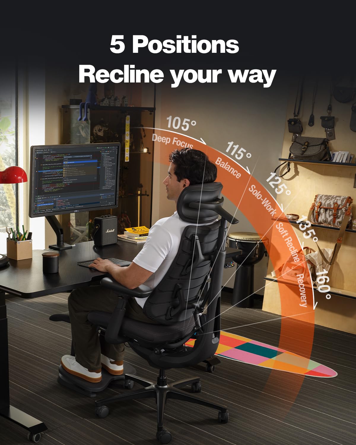 Adaptive Dynamic-Support Gaming Chair