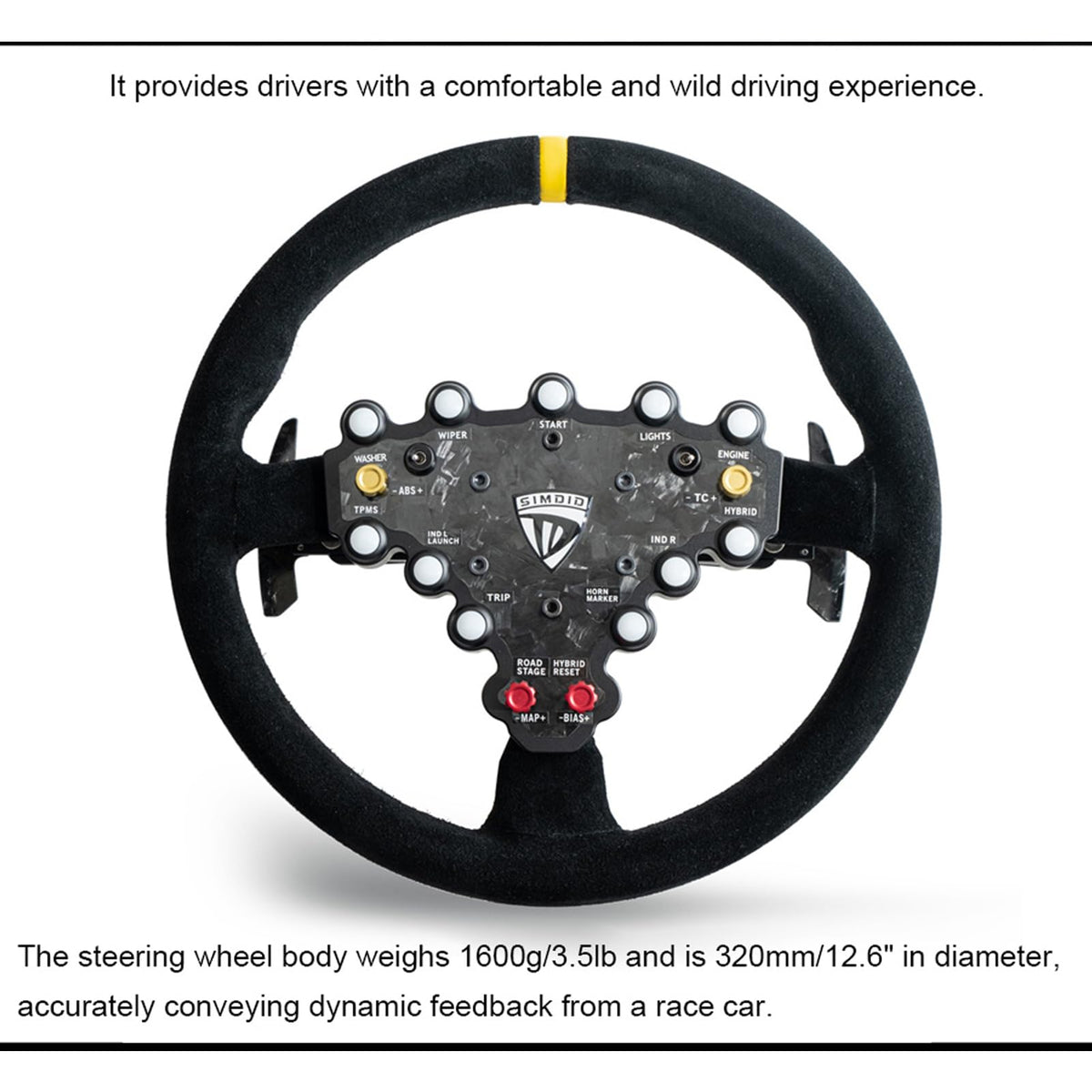 320mm Rally Racing Steering Wheel