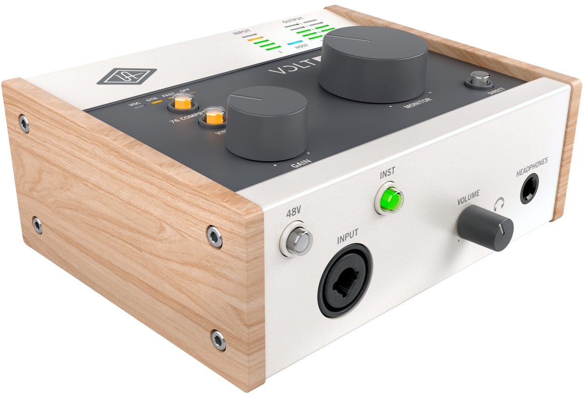 USB Audio Interface with Vintage Preamp Mode