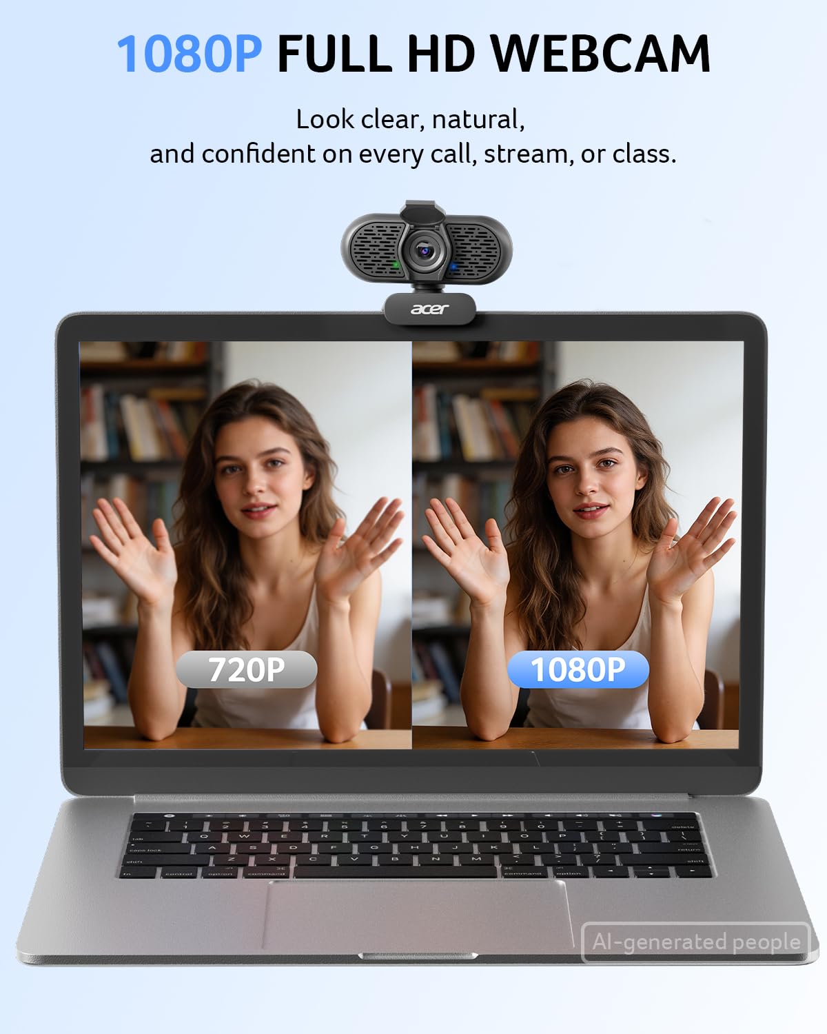 1080p and 4K Gaming Webcam