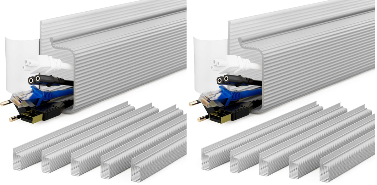 Self-Adhesive J-Channel Cable Hider