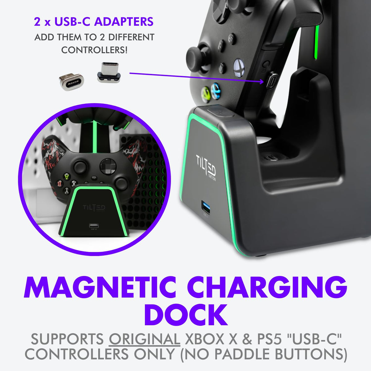 Gaming Headset and Controller Stand