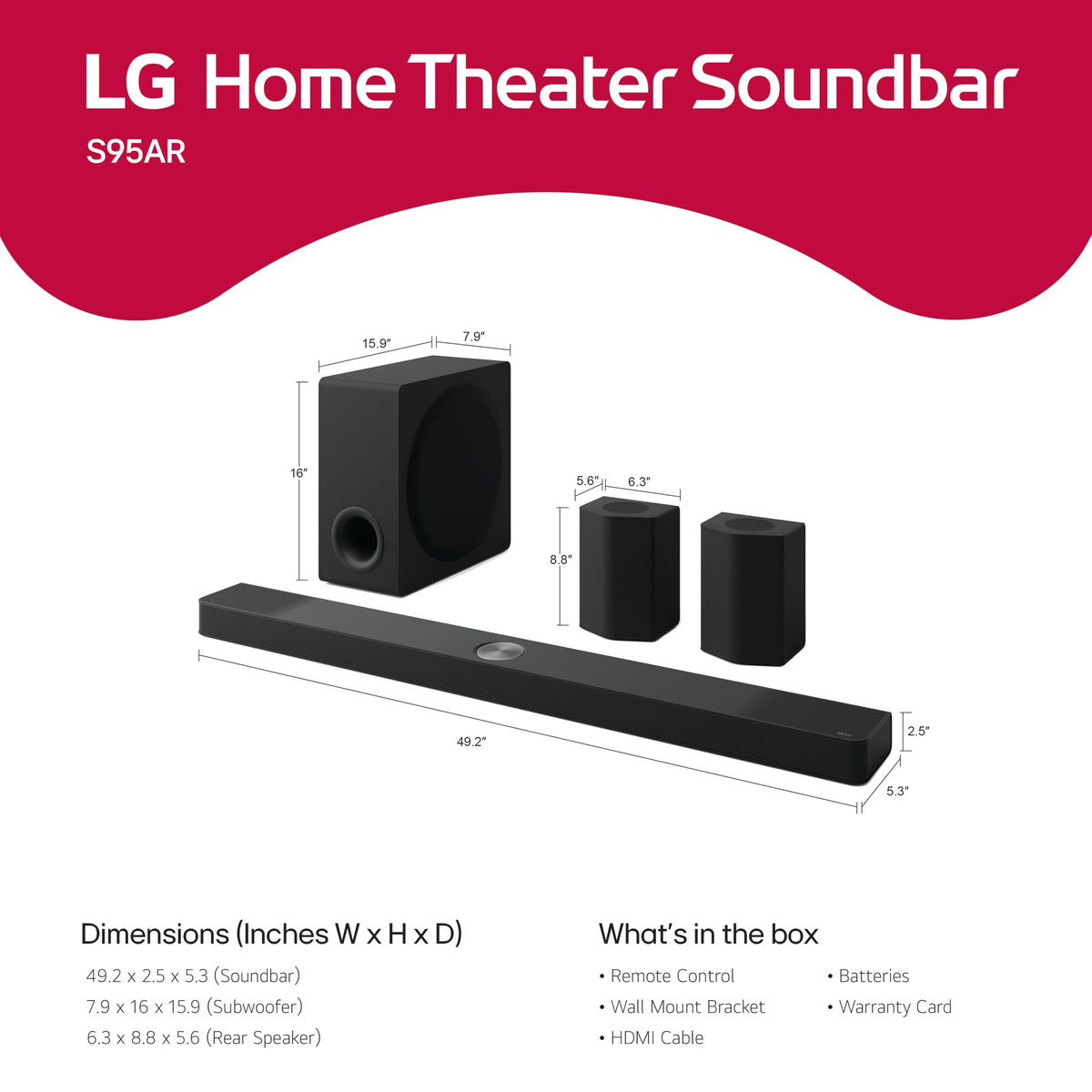 9.1.5-Channel Gaming Soundbar System