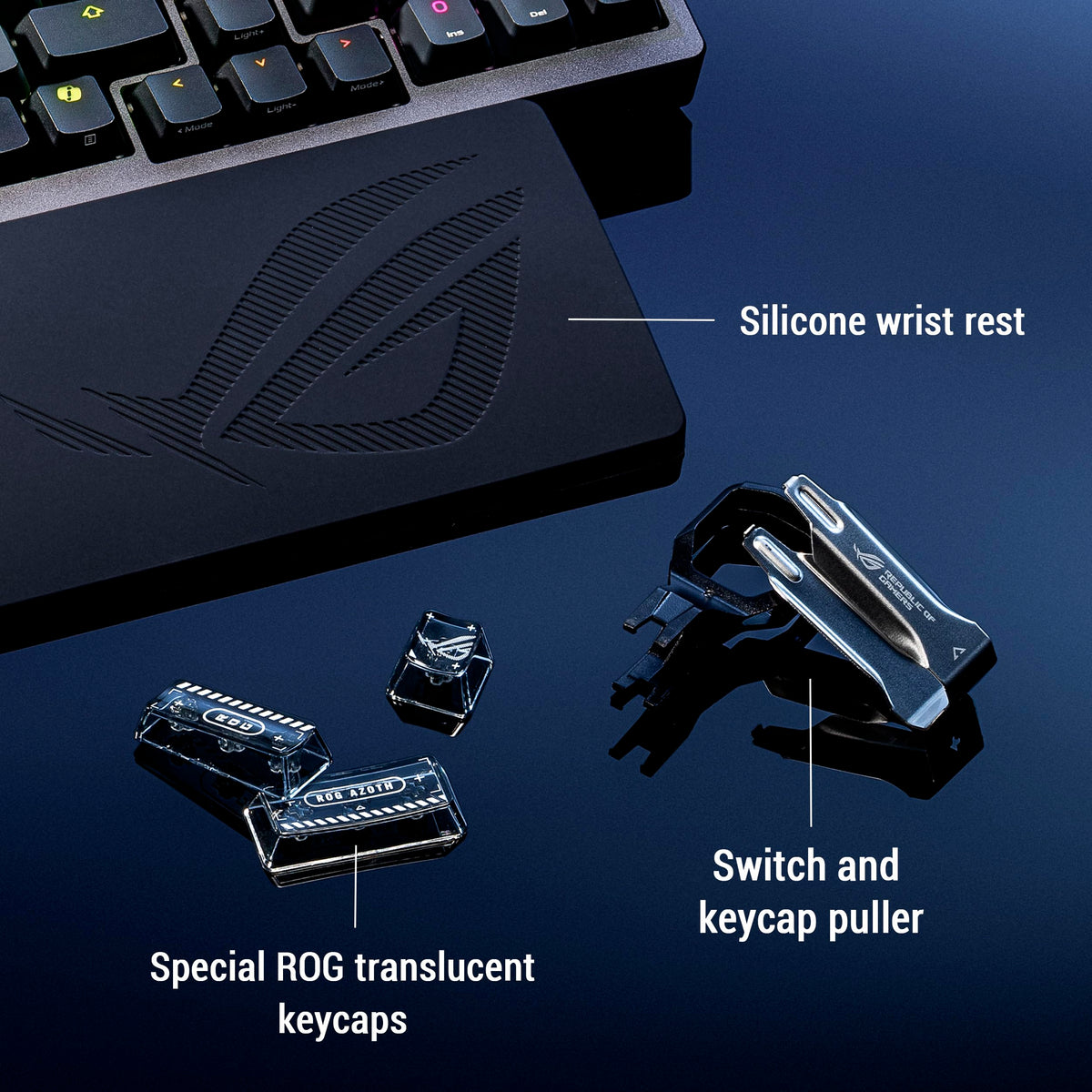 Wireless 96-Key Hall Effect Gaming Keyboard