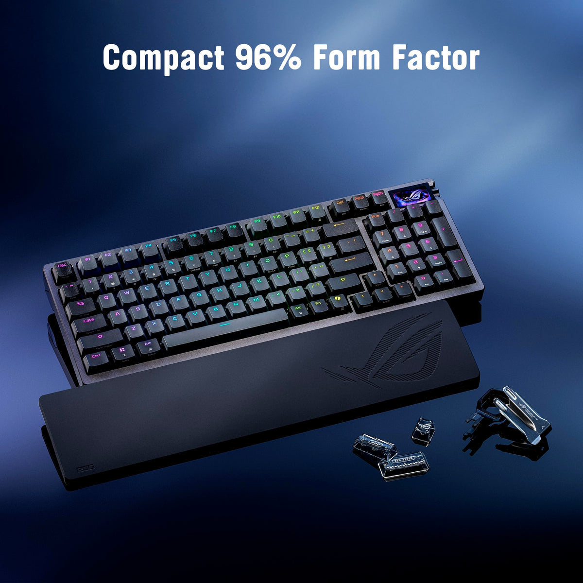 Wireless 96-Key Hall Effect Gaming Keyboard