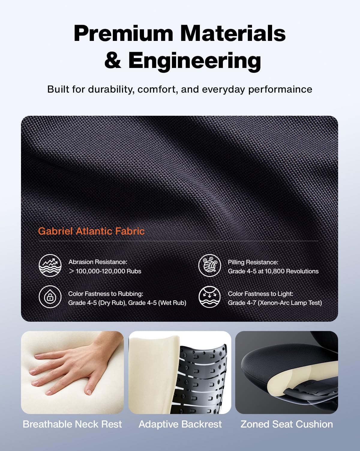 Wide-Frame Ergonomic Gaming Chair